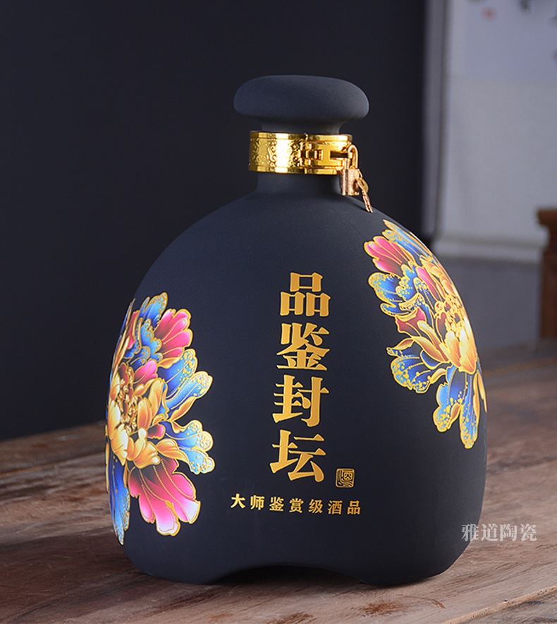 5斤10斤景德镇陶瓷酒坛（品鉴封坛）(图3)