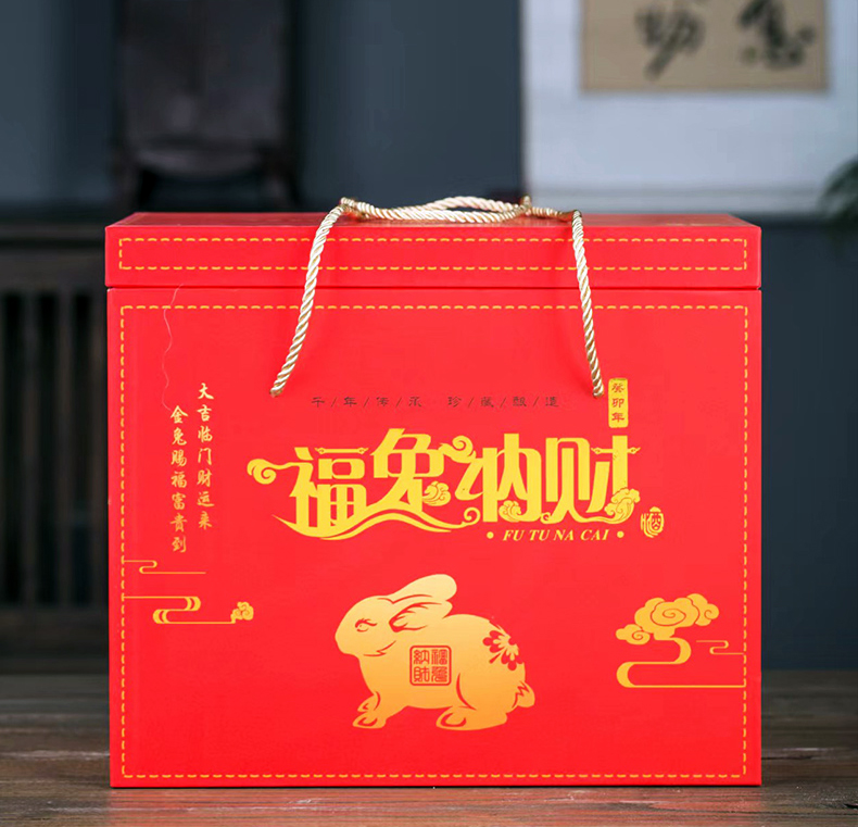 5斤装镀金兔子高档工艺陶瓷酒坛(图10)