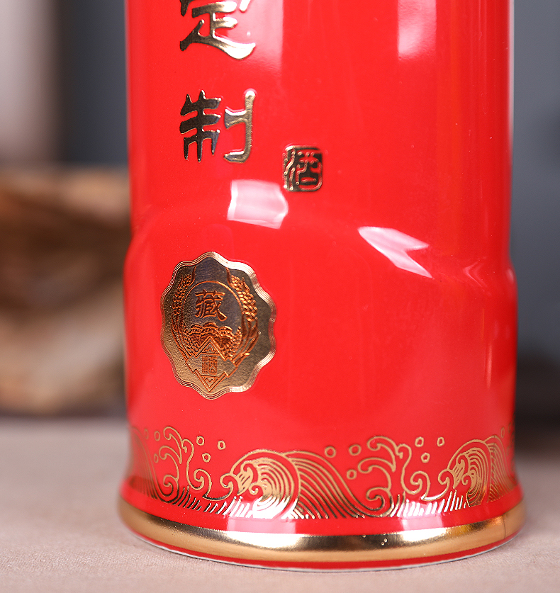 景德镇1斤装陶瓷酒坛礼盒（高端定制）(图13)