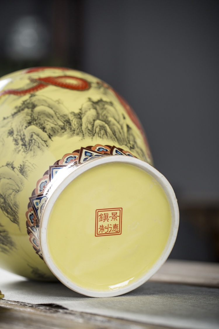 5斤10斤珐琅彩将军罐陶瓷工艺酒坛(图10)