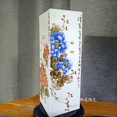 景德镇陶瓷花瓶客厅摆件（十款高颜值瓷器花瓶精选）(图2)