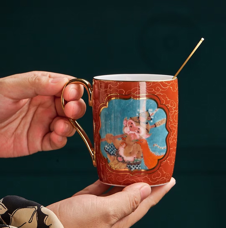 景德镇陶瓷茶杯生肖图马克杯子（生肖马克杯）(图3)