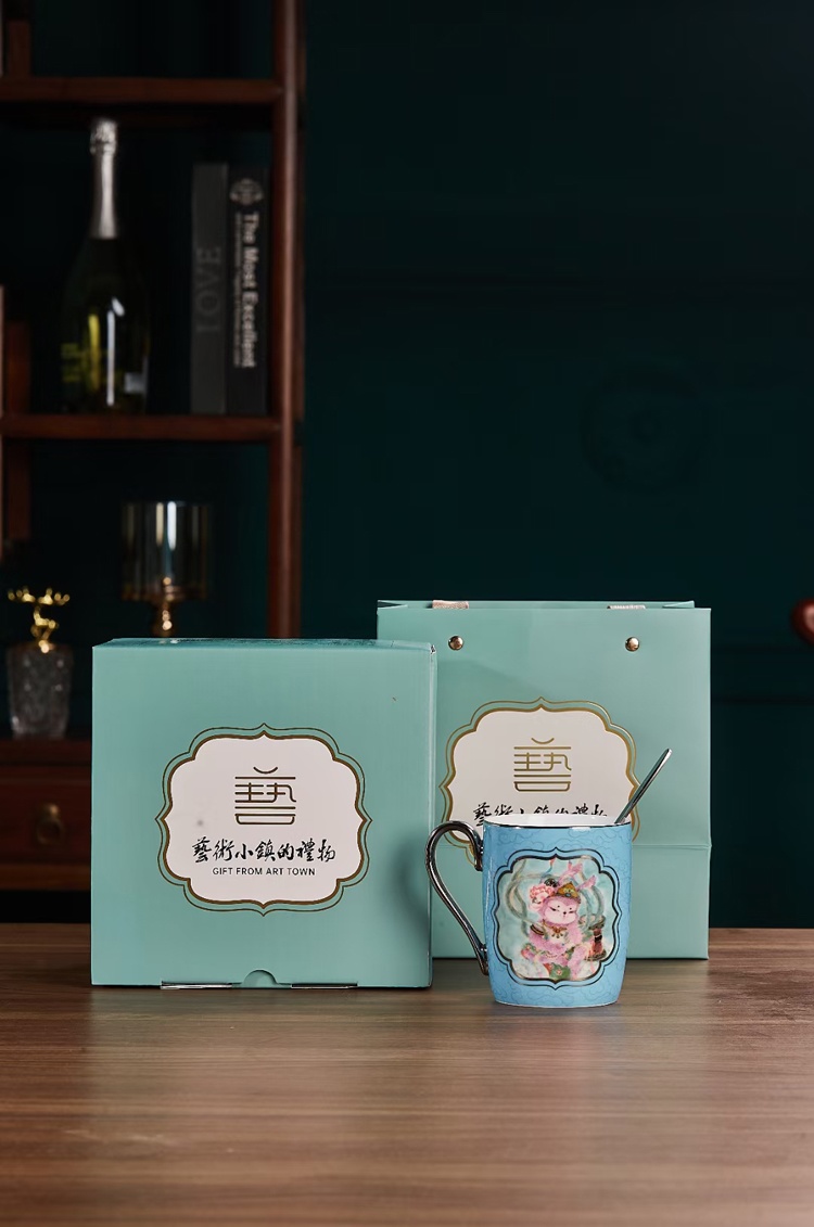 景德镇陶瓷茶杯生肖图马克杯子（生肖马克杯）(图6)