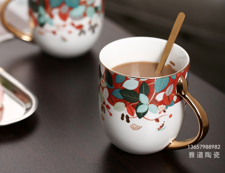 景德镇陶瓷创意水杯牛奶杯咖啡杯
