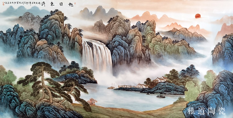 人财两旺的山水画（十大人财两旺瓷板画推荐）(图10)