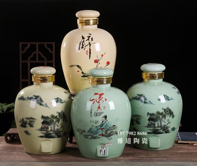 10斤20斤50斤100斤陶瓷酒坛批发定做厂家