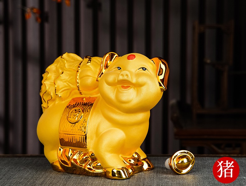 5斤景德镇陶瓷高档酒坛（12生肖系列）