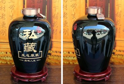 机雕陶瓷酒坛定制(中高端酒坛定制方案)