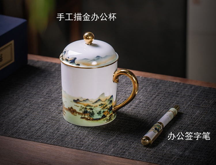 陶瓷杯带盖（带盖茶杯十大排行）(图19)