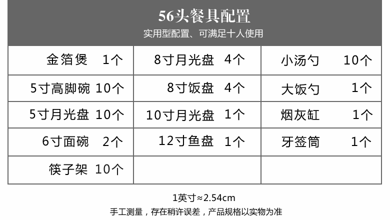 高档欧式骨质瓷餐具套装（鸟语花香）