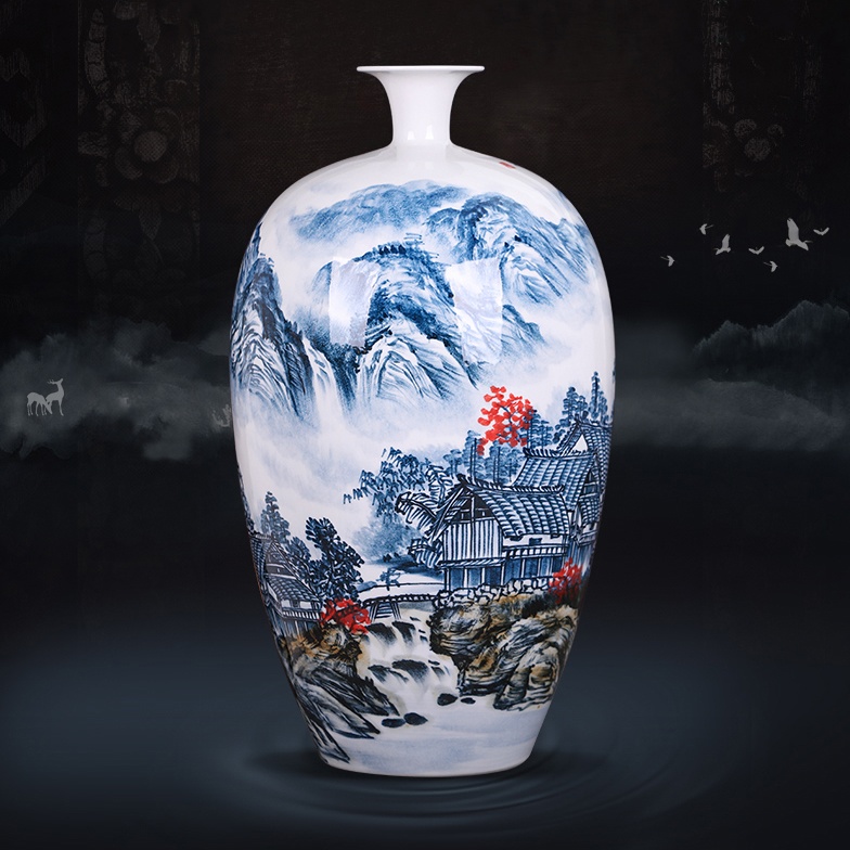 王斌手绘陶瓷花瓶-雅道陶瓷 王斌手绘陶瓷花瓶-雅道陶瓷